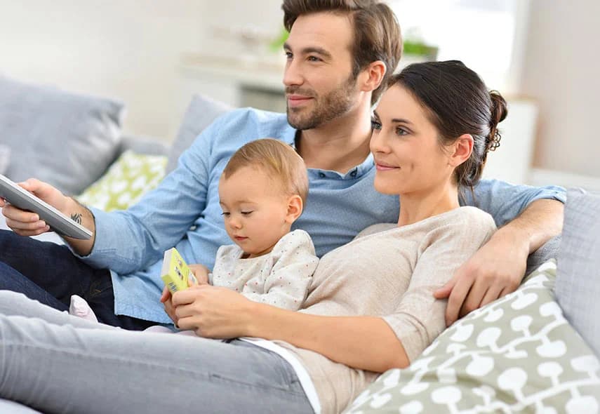 4K streaming Australia service playing in high definition on a Smart TV