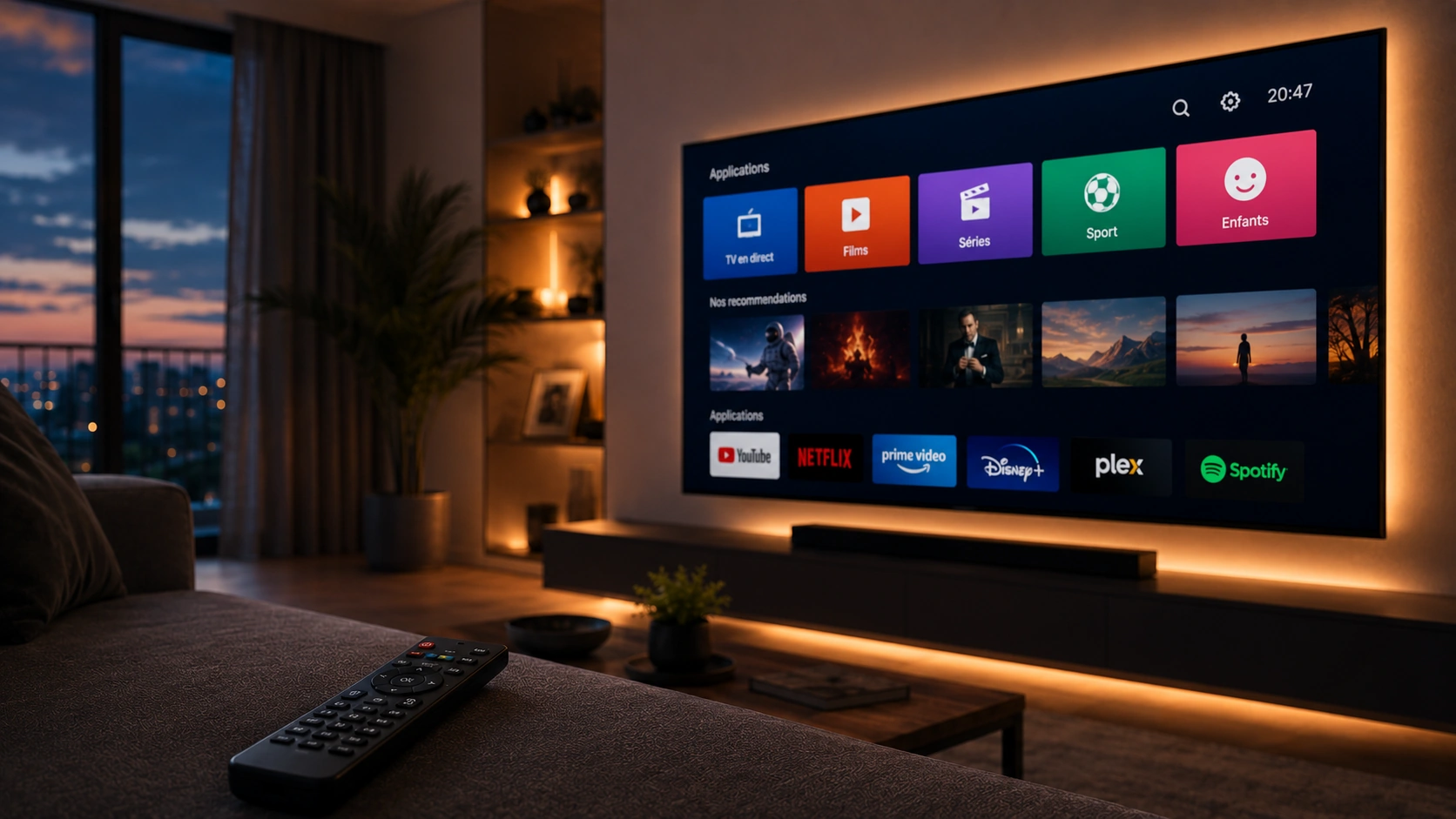 IBO Player Pro channel list and EPG guide on an Australian TV