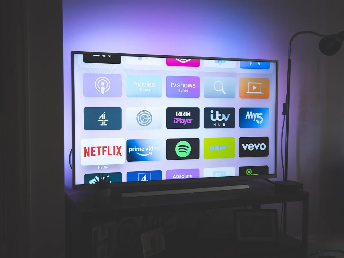Australian remote control browsing the IPTV channel lineup